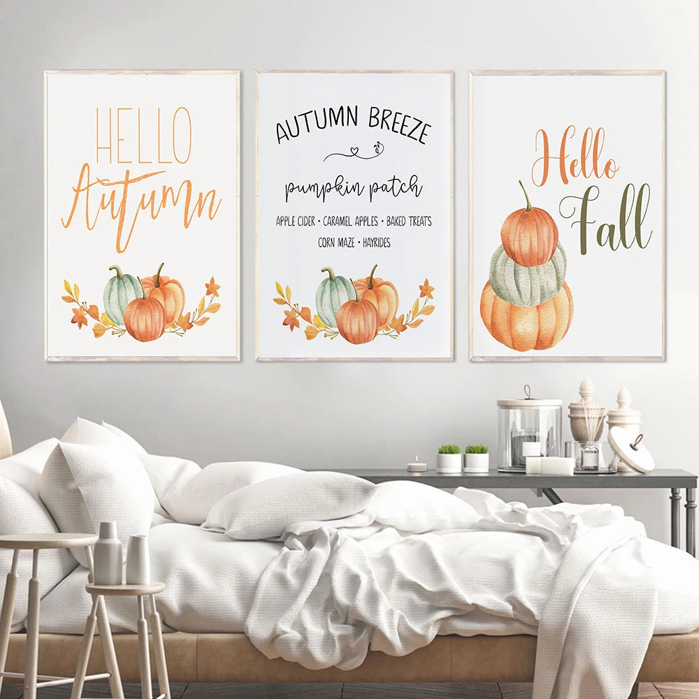 Autumn Canvas Painting Posters For Home Decor