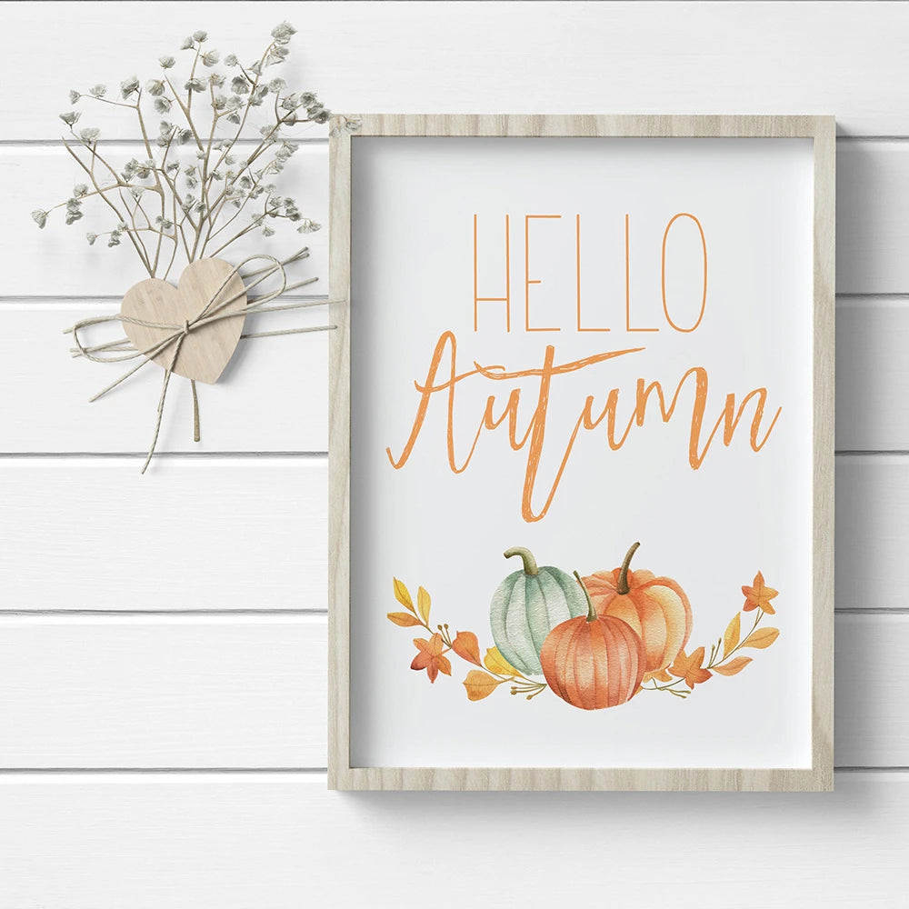 Autumn Canvas Painting Posters For Home Decor