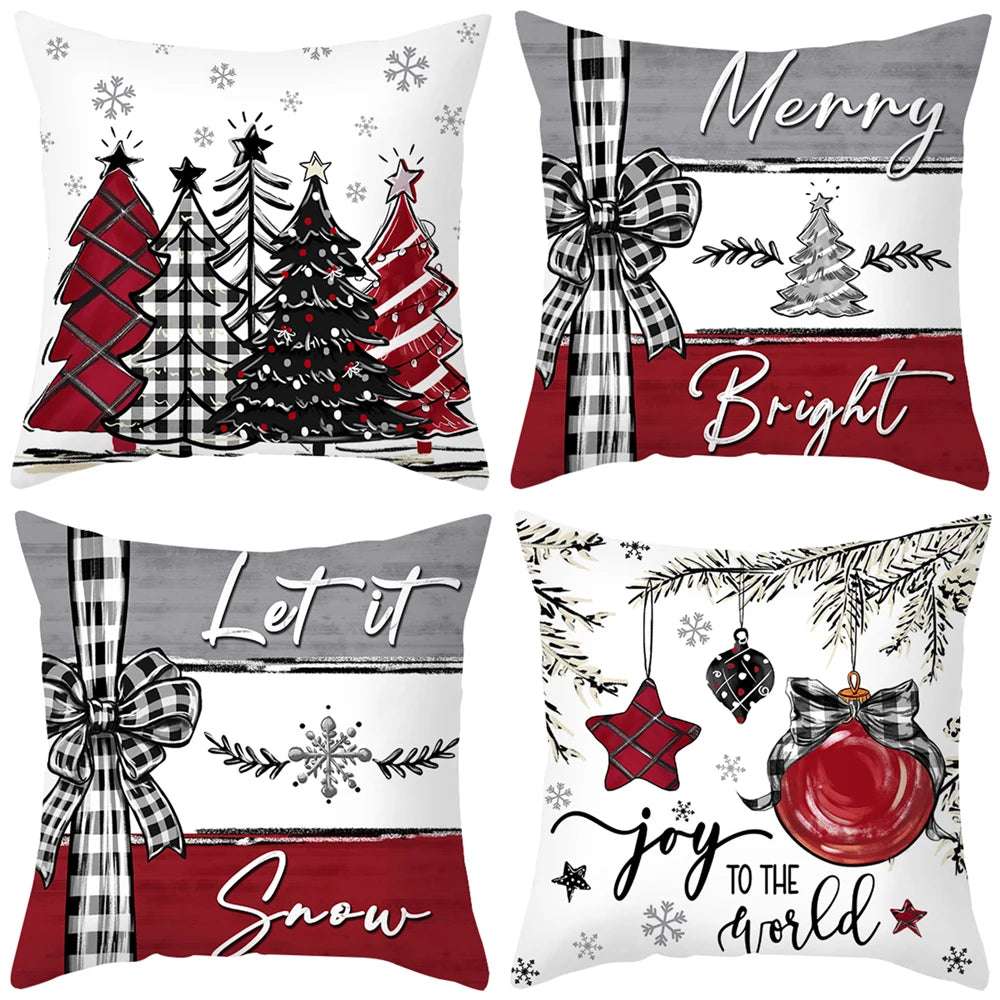 Christmas Throw Pillow Covers