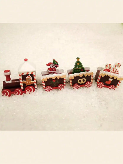 Christmas Tabletop Decorations Mini Wooden