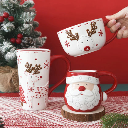 Sliner Christmas Coffee Mugs Set