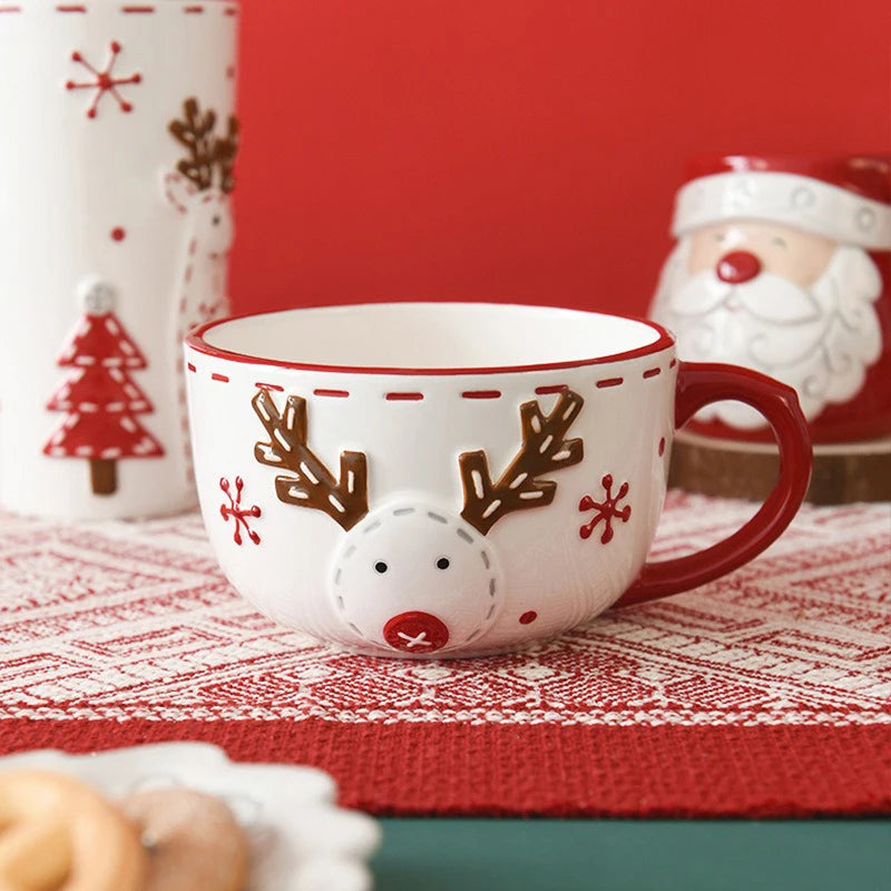 Sliner Christmas Coffee Mugs Set