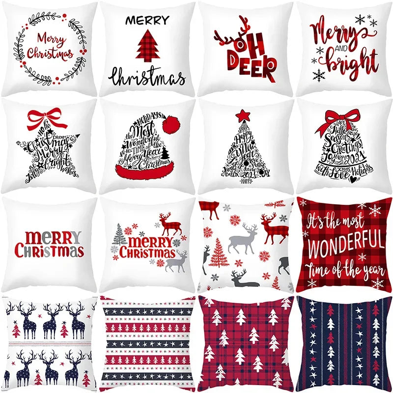 Christmas Throw Pillow Covers