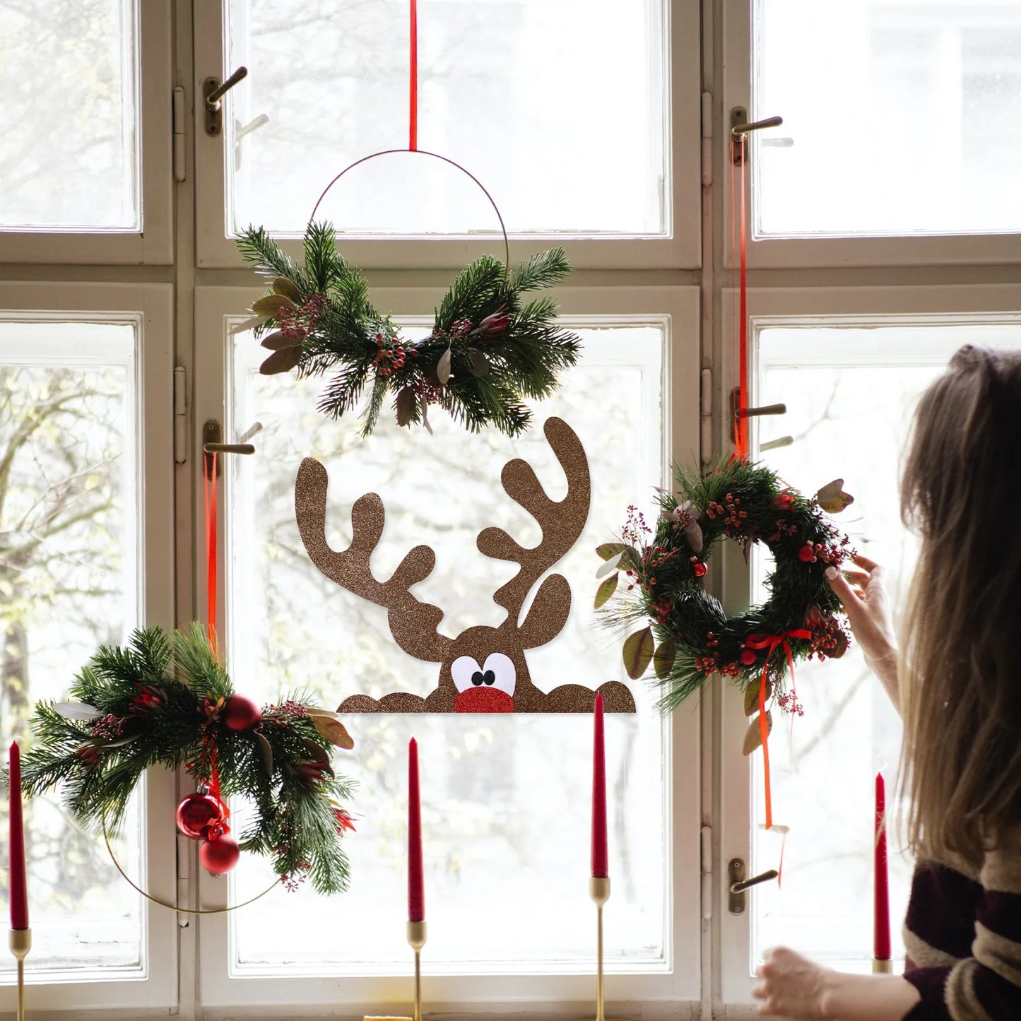 Felt Cloth Window Decorations