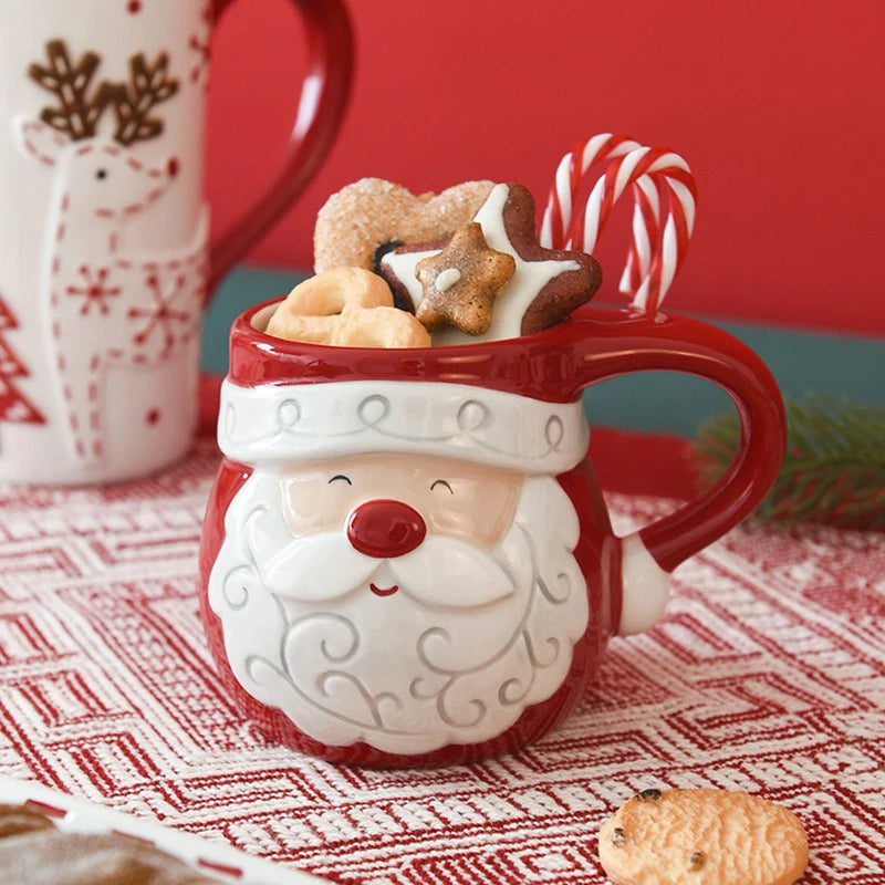 Sliner Christmas Coffee Mugs Set