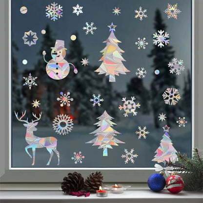 Christmas Window Clings Decorations